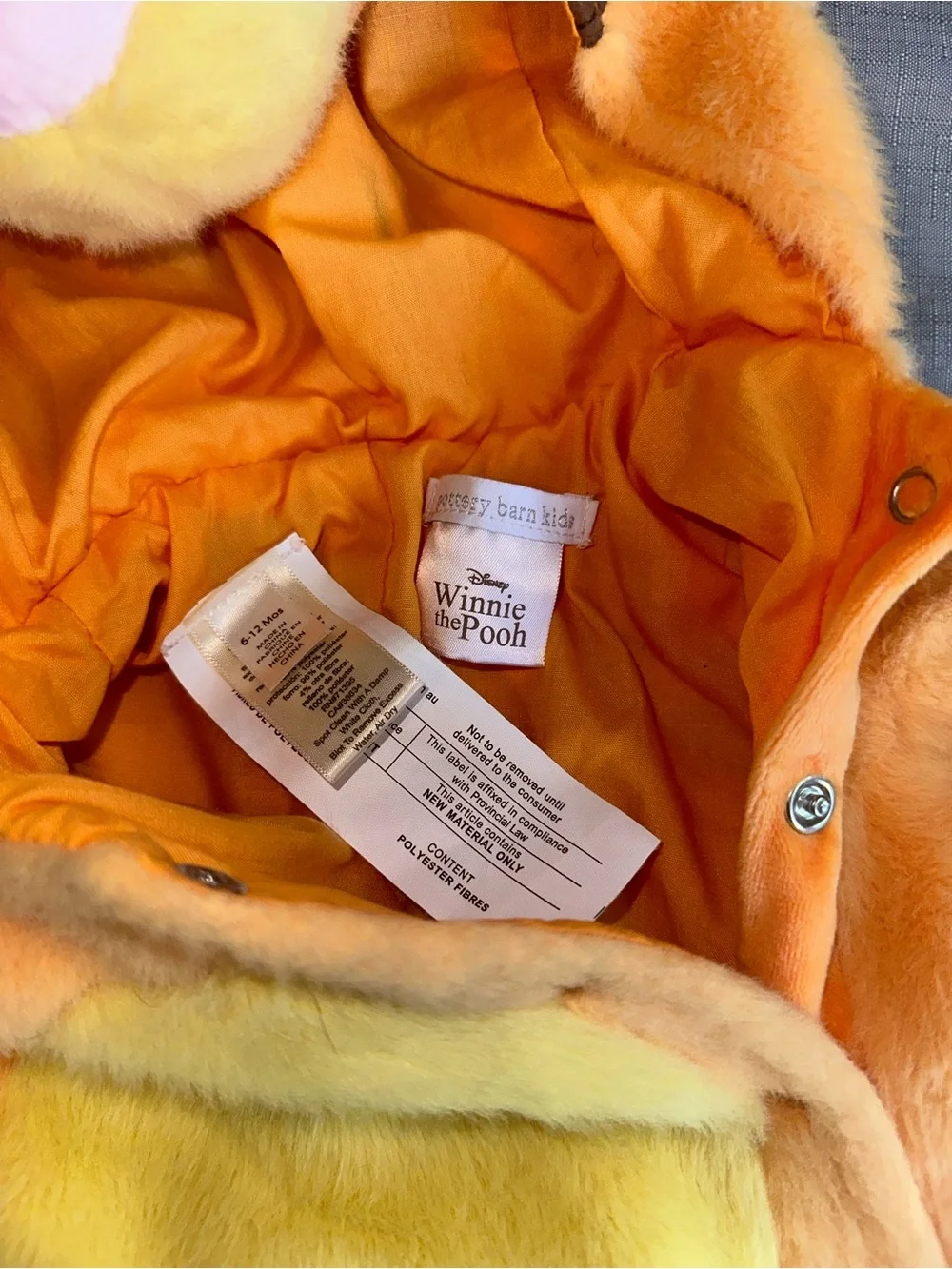 Pottery Barn Kids, Disney Winnie The Pooh, Tigger Baby Halloween Costume - Picture 4 of 4